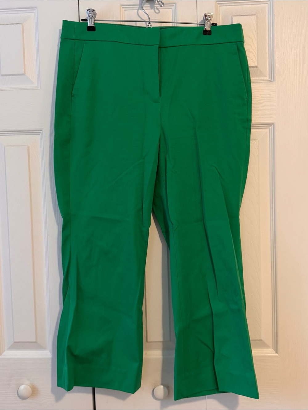 J. Crew Kelsey Emerald Green Boot-Cut Dress Pants
